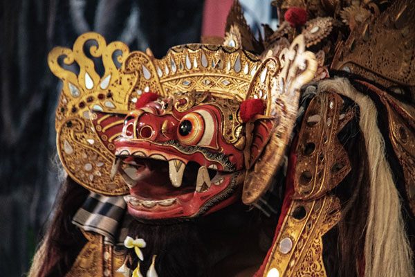 The sacred Barong dance in Batubulan, near Ubud