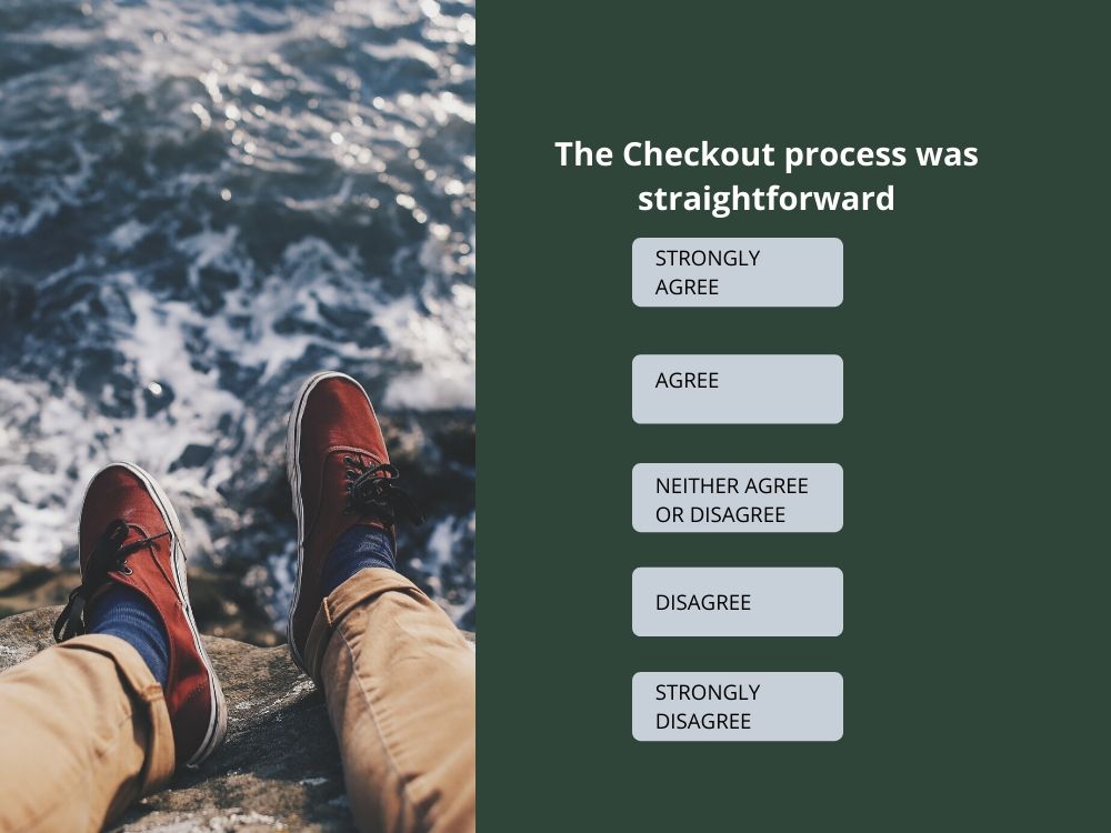likert scale agreement Agreement style question