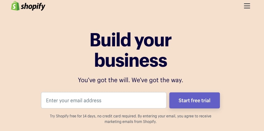 Shopify example shopify example