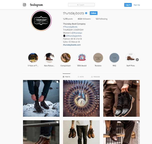 Thursday boots Thursday boots traffic sales funnel