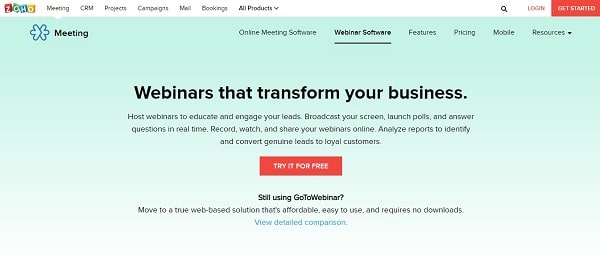 Zoho Meetings